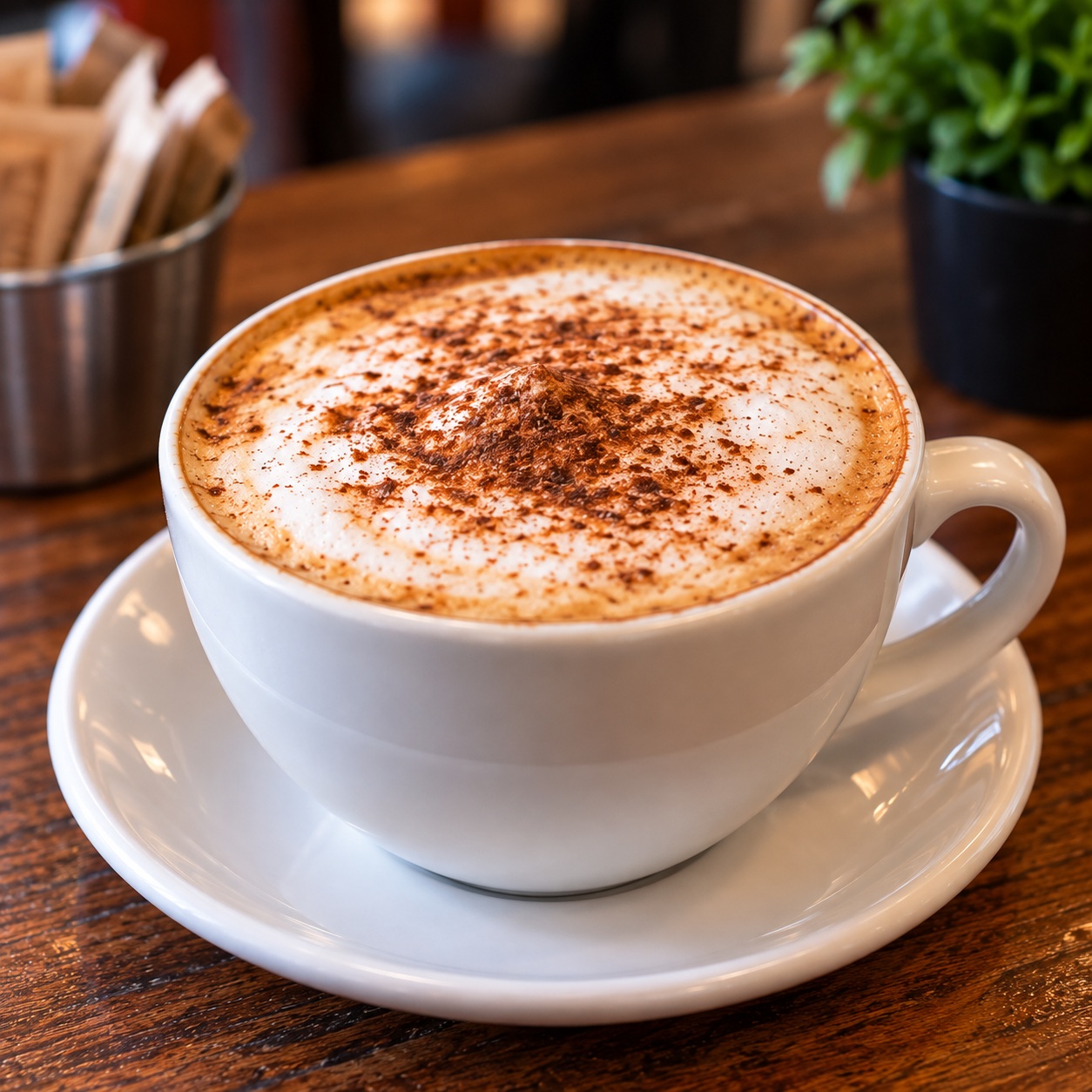 Specialty coffee beverages at Tulum Grill