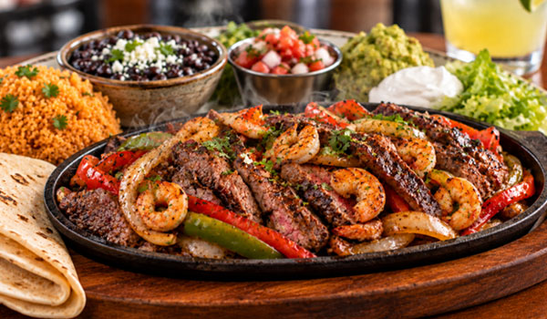Prime Steak And Shrimp Fajita